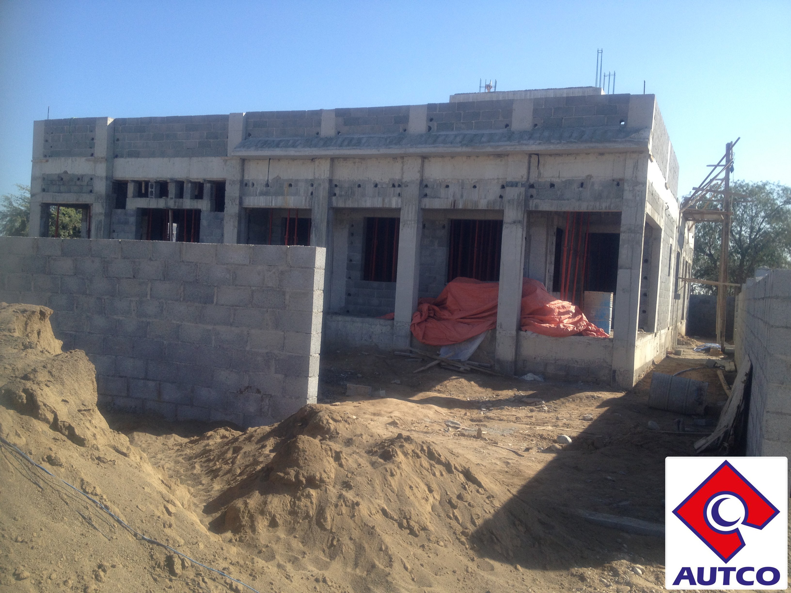 Block work villa