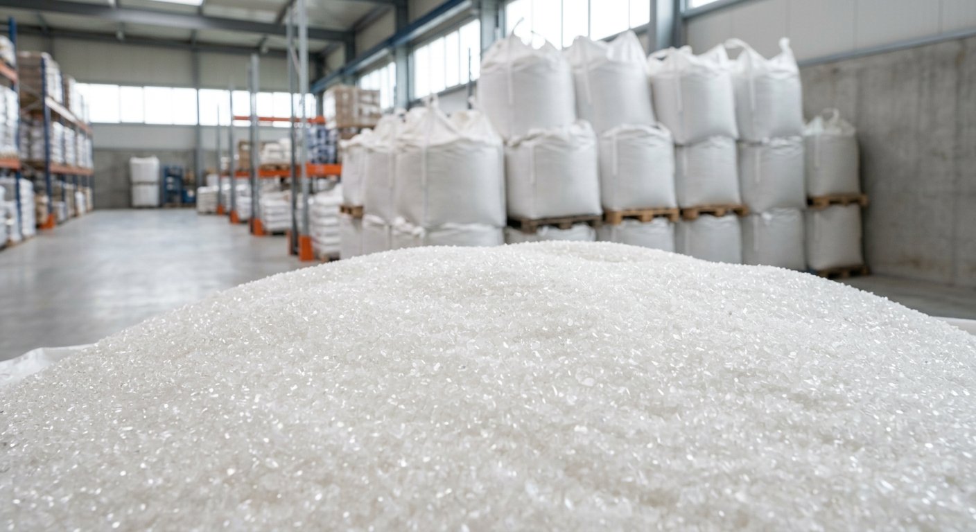 White refined sugar